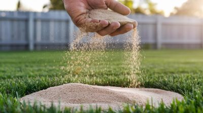 Pourquoi incorporer du sable à votre pelouse ? Avantages et techniques