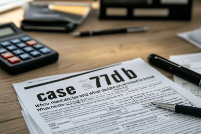 Case 7DB déclaration d’impôts 2020 : Qui est concerné et que faut-il déclarer ?